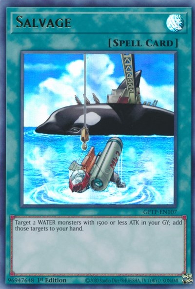 Salvage [GFTP-EN107] Ultra rare | Jomio and Rueliete's Cards and Comics