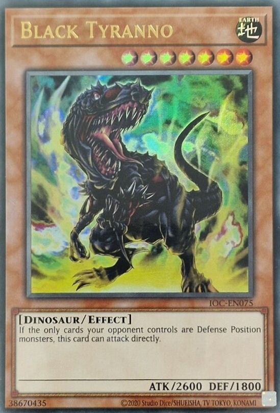 Black Tyranno (25th Anniversary) [IOC-EN075] Ultra Rare | Jomio and Rueliete's Cards and Comics