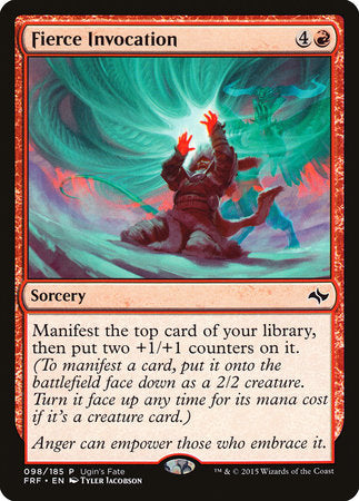 Fierce Invocation [Ugin's Fate] | Jomio and Rueliete's Cards and Comics