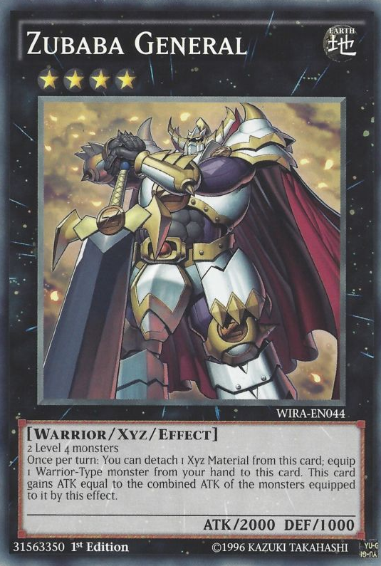 Zubaba General [WIRA-EN044] Common | Jomio and Rueliete's Cards and Comics