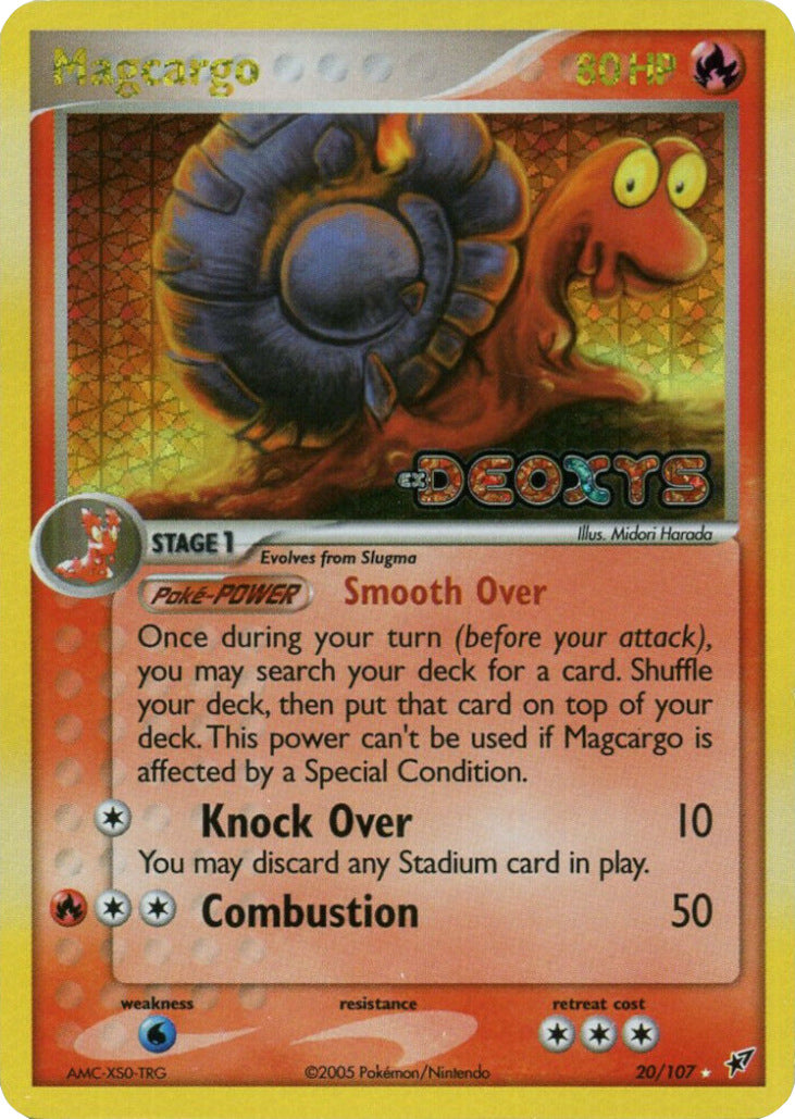 Magcargo (20/107) (Stamped) [EX: Deoxys] | Jomio and Rueliete's Cards and Comics