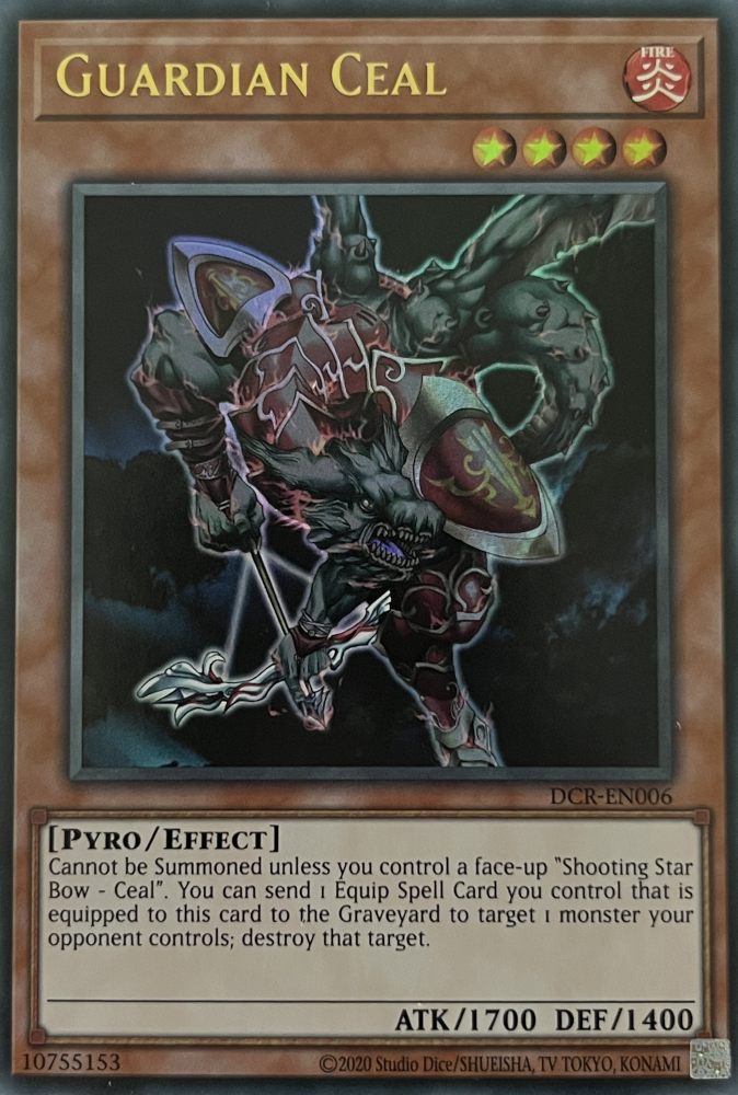 Guardian Ceal (25th Anniversary) [DCR-EN006] Ultra Rare | Jomio and Rueliete's Cards and Comics