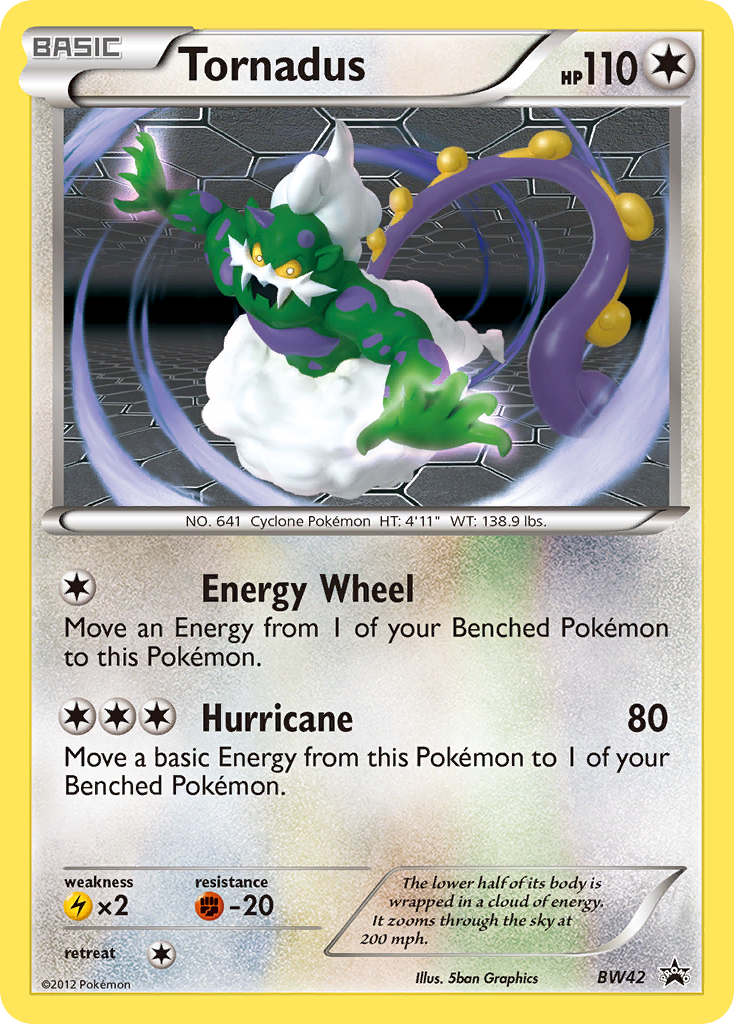 Tornadus (BW42) [Black & White: Black Star Promos] | Jomio and Rueliete's Cards and Comics