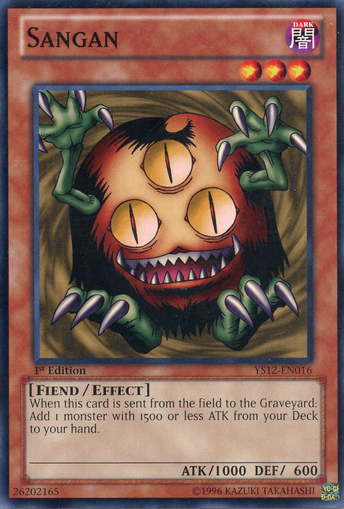 Sangan [YS12-EN016] Common | Jomio and Rueliete's Cards and Comics