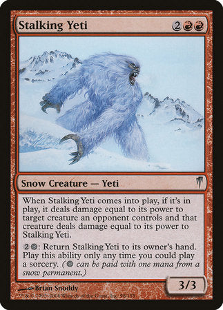 Stalking Yeti [Coldsnap] | Jomio and Rueliete's Cards and Comics