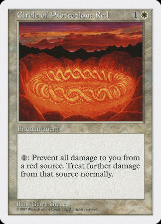 Circle of Protection: Red [Fifth Edition] | Jomio and Rueliete's Cards and Comics
