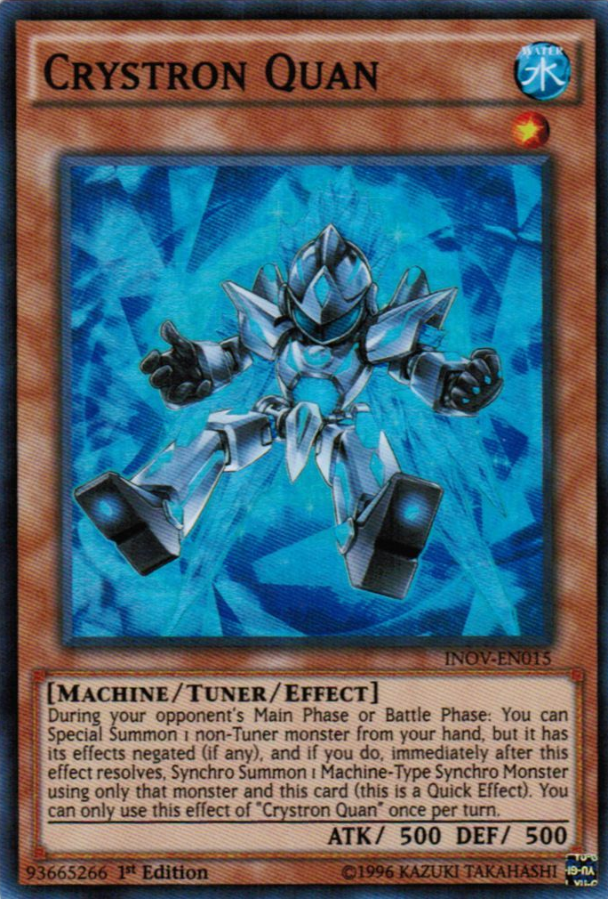 Crystron Quan [INOV-EN015] Super Rare | Jomio and Rueliete's Cards and Comics