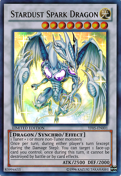 Stardust Spark Dragon [YF05-EN001] Ultra Rare | Jomio and Rueliete's Cards and Comics