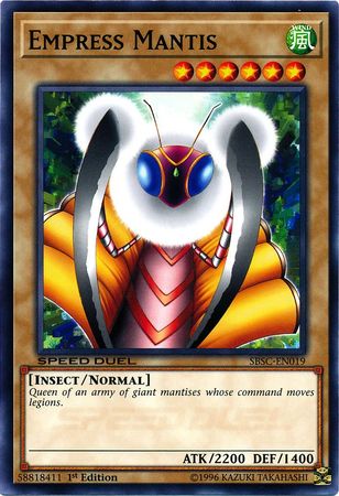 Empress Mantis [SBSC-EN019] Common | Jomio and Rueliete's Cards and Comics