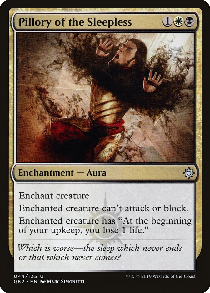 Pillory of the Sleepless [Ravnica Allegiance Guild Kit] | Jomio and Rueliete's Cards and Comics