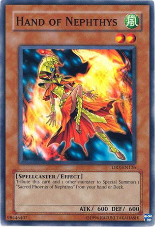 Hand of Nephthys [DR3-EN126] Common | Jomio and Rueliete's Cards and Comics