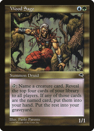 Wood Sage [Tempest] | Jomio and Rueliete's Cards and Comics