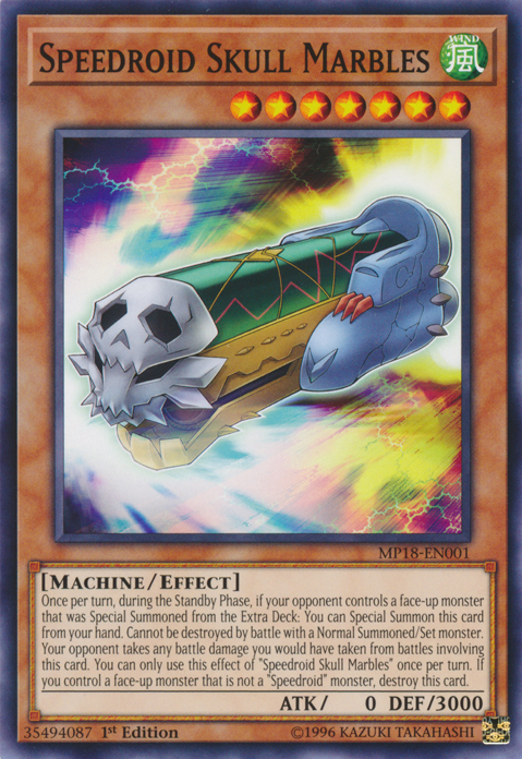 Speedroid Skull Marbles [MP18-EN001] Common | Jomio and Rueliete's Cards and Comics