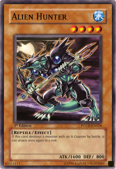 Alien Hunter [POTD-EN026] Common | Jomio and Rueliete's Cards and Comics