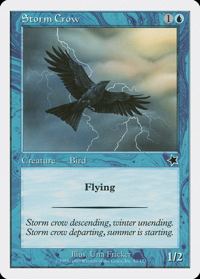 Storm Crow [Starter 1999] | Jomio and Rueliete's Cards and Comics