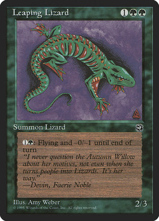 Leaping Lizard [Homelands] | Jomio and Rueliete's Cards and Comics