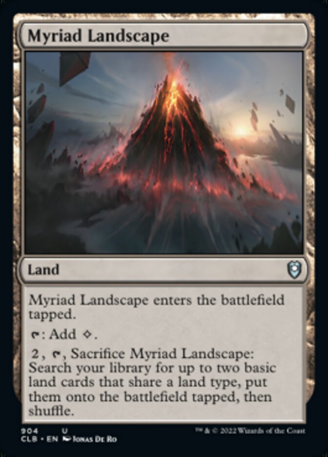 Myriad Landscape [Commander Legends: Battle for Baldur's Gate] | Jomio and Rueliete's Cards and Comics