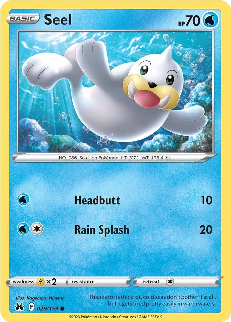 Seel (029/159) [Sword & Shield: Crown Zenith] | Jomio and Rueliete's Cards and Comics