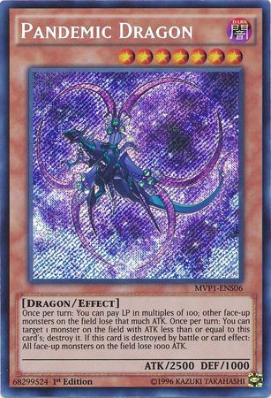 Pandemic Dragon [MVP1-ENS06] Secret Rare | Jomio and Rueliete's Cards and Comics