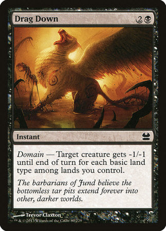 Drag Down [Modern Masters] | Jomio and Rueliete's Cards and Comics