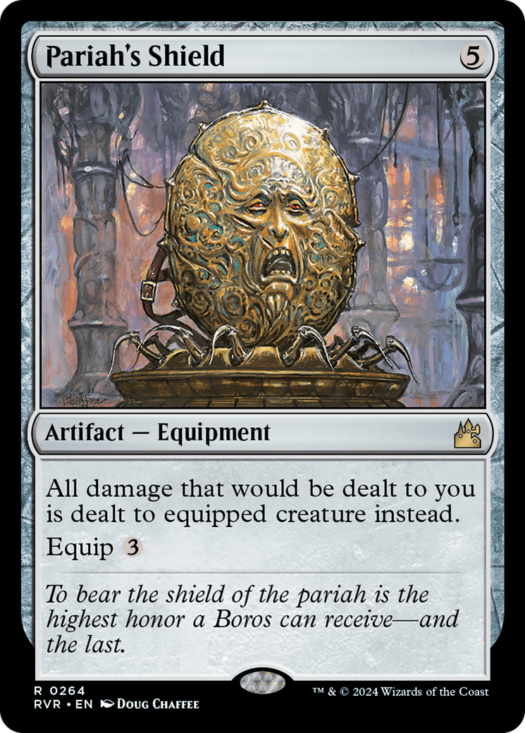 Pariah's Shield [Ravnica Remastered] | Jomio and Rueliete's Cards and Comics