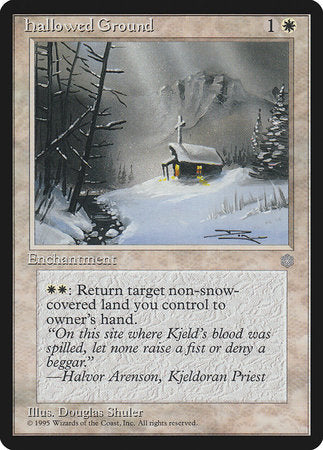 Hallowed Ground [Ice Age] | Jomio and Rueliete's Cards and Comics