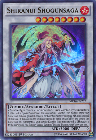 Shiranui Shogunsaga [MP16-EN212] Ultra Rare | Jomio and Rueliete's Cards and Comics