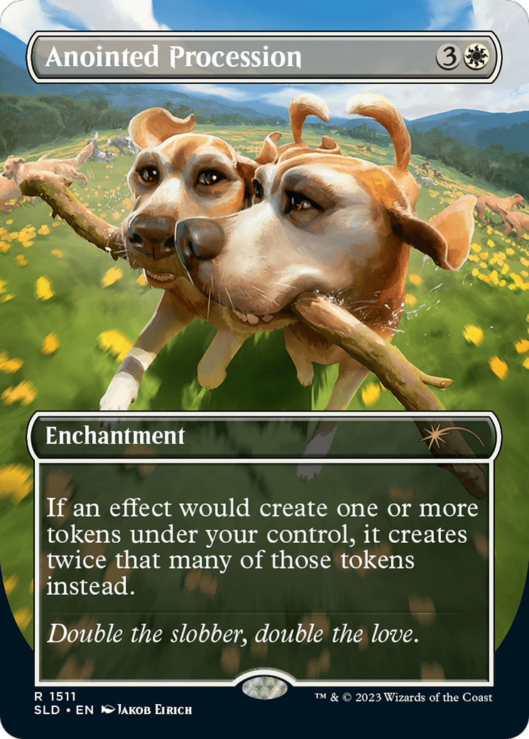 Anointed Procession // Anointed Procession [Secret Lair Commander Deck: Raining Cats and Dogs] | Jomio and Rueliete's Cards and Comics