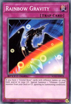 Rainbow Gravity [SGX1-ENF18] Common | Jomio and Rueliete's Cards and Comics