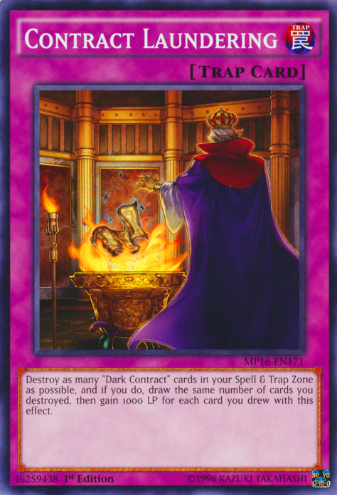 Contract Laundering [MP16-EN171] Common | Jomio and Rueliete's Cards and Comics