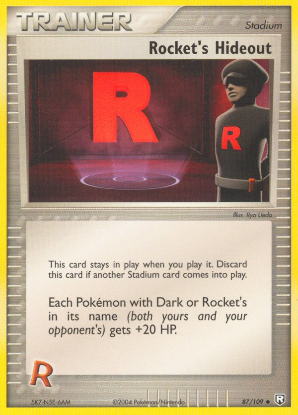 Rocket's Hideout (87/109) [EX: Team Rocket Returns] | Jomio and Rueliete's Cards and Comics