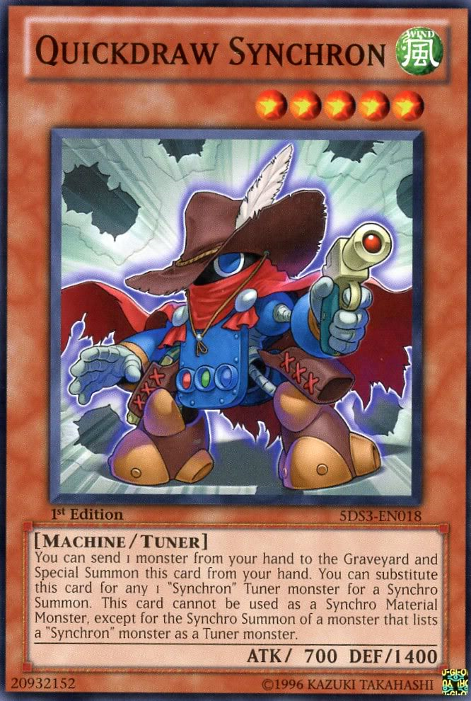 Quickdraw Synchron [5DS3-EN018] Common | Jomio and Rueliete's Cards and Comics