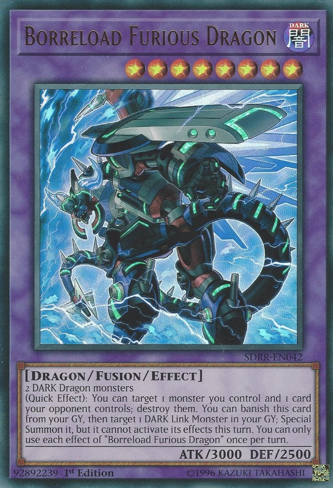 Borreload Furious Dragon [SDRR-EN042] Ultra Rare | Jomio and Rueliete's Cards and Comics