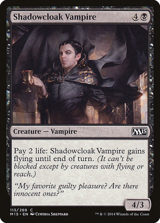 Shadowcloak Vampire [Magic 2015] | Jomio and Rueliete's Cards and Comics