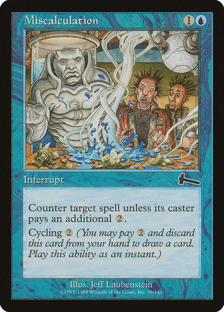 Miscalculation [Urza's Legacy] | Jomio and Rueliete's Cards and Comics