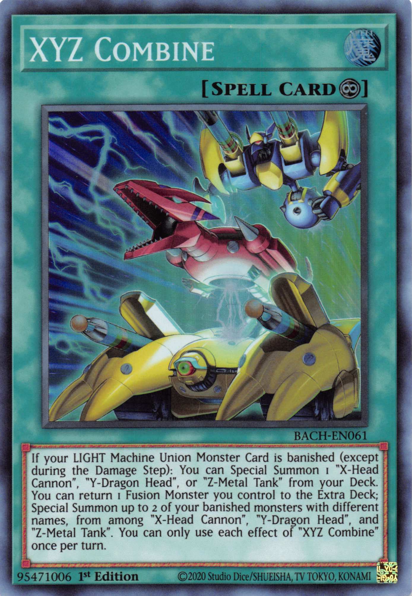 XYZ Combine [BACH-EN061] Super Rare | Jomio and Rueliete's Cards and Comics