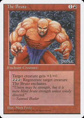 The Brute [Fourth Edition] | Jomio and Rueliete's Cards and Comics