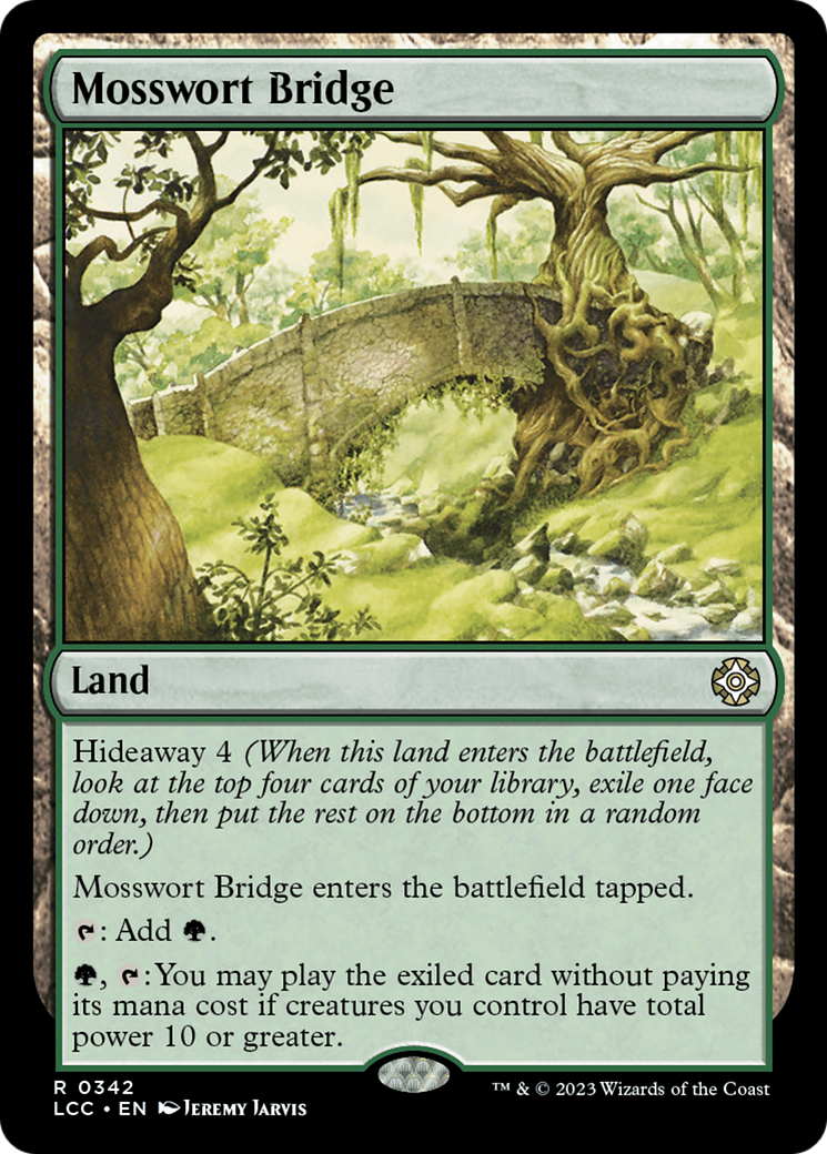 Mosswort Bridge [The Lost Caverns of Ixalan Commander] | Jomio and Rueliete's Cards and Comics
