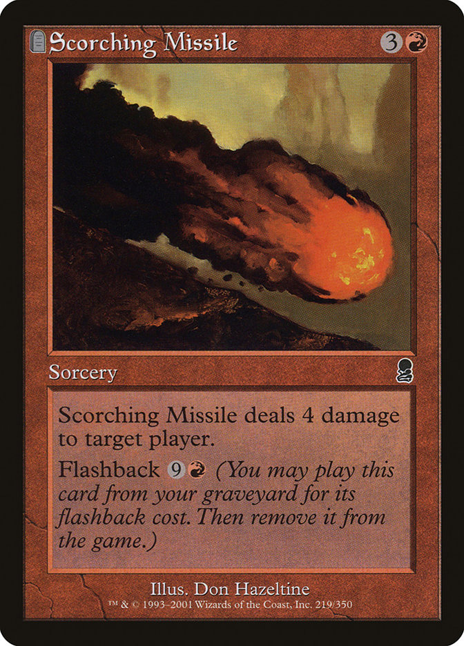 Scorching Missile [Odyssey] | Jomio and Rueliete's Cards and Comics