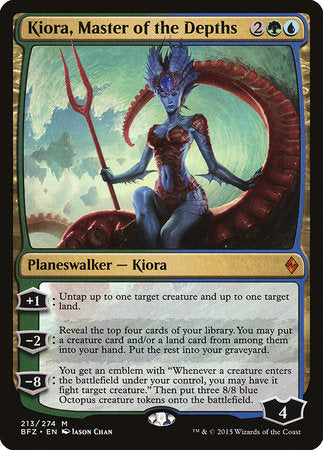 Kiora, Master of the Depths [Battle for Zendikar] | Jomio and Rueliete's Cards and Comics