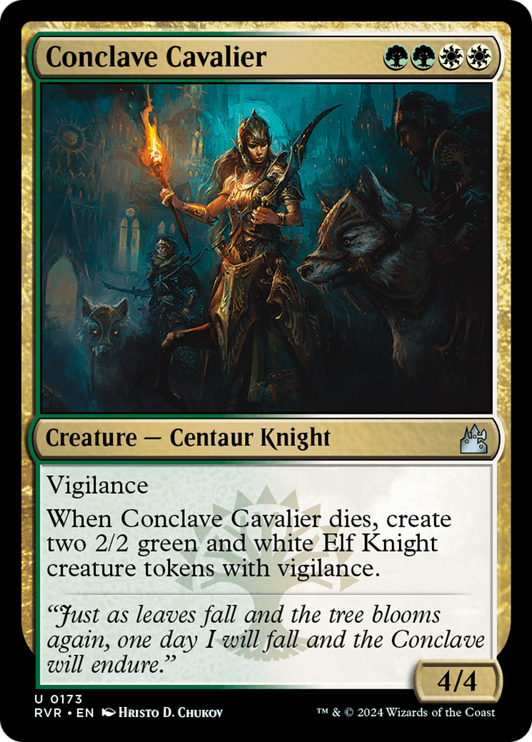 Conclave Cavalier [Ravnica Remastered] | Jomio and Rueliete's Cards and Comics