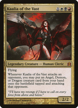 Kaalia of the Vast [Commander 2011] | Jomio and Rueliete's Cards and Comics
