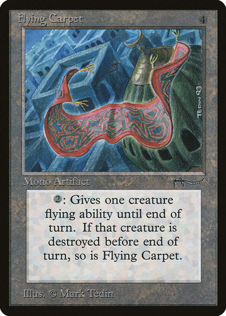 Flying Carpet [Arabian Nights] | Jomio and Rueliete's Cards and Comics
