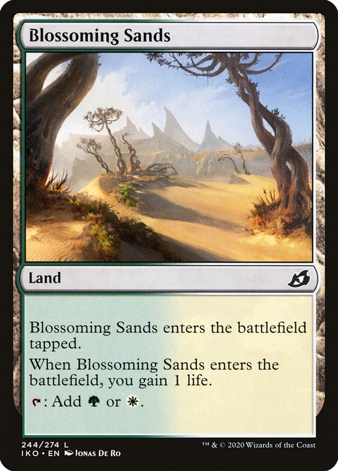 Blossoming Sands [Ikoria: Lair of Behemoths] | Jomio and Rueliete's Cards and Comics