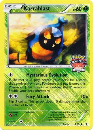 Karrablast (8/101) (Championship Promo) [Black & White: Noble Victories] | Jomio and Rueliete's Cards and Comics