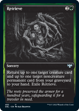 Retrieve [Innistrad: Double Feature] | Jomio and Rueliete's Cards and Comics
