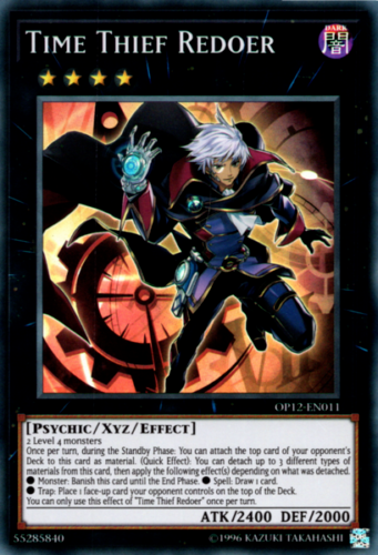 Time Thief Redoer [OP12-EN011] Super Rare | Jomio and Rueliete's Cards and Comics