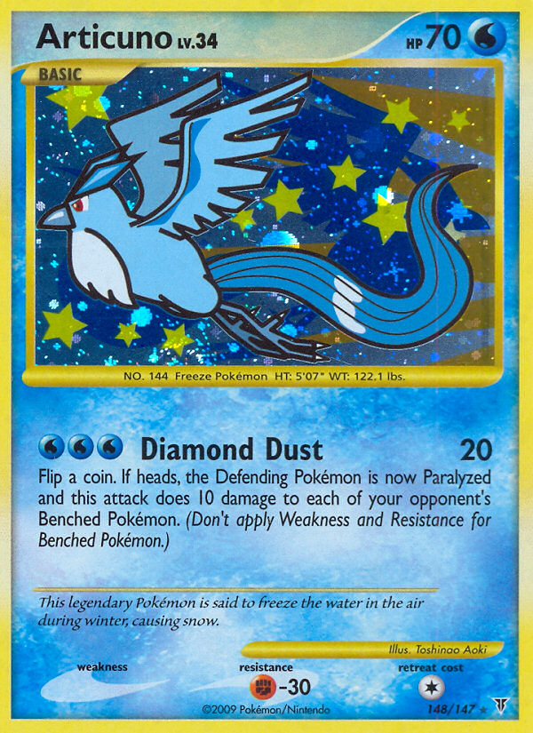 Articuno (148/147) [Platinum: Supreme Victors] | Jomio and Rueliete's Cards and Comics