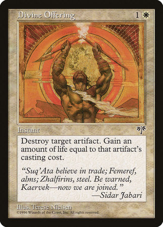 Divine Offering [Mirage] | Jomio and Rueliete's Cards and Comics