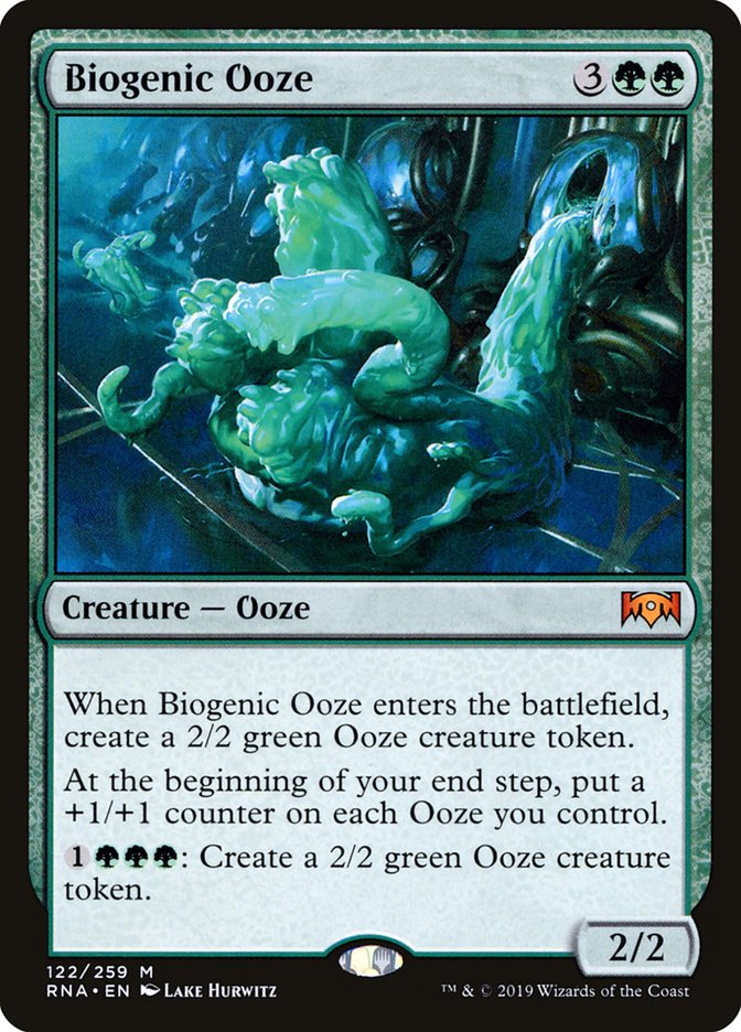 Biogenic Ooze [Ravnica Allegiance] | Jomio and Rueliete's Cards and Comics